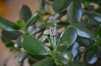 Load image into Gallery viewer, Ring Eule dunkel oxidiert glänzend 925 Sterling Silber
