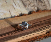 Load image into Gallery viewer, Silberring filigran Eule 925 Sterling Silber Ring
