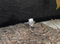 Load image into Gallery viewer, Silberring filigran Eule 925 Sterling Silber Ring
