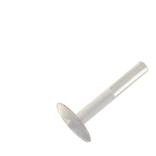 Bio Plastik Labret Piercing Bioacryl klar Ersatz Stecker