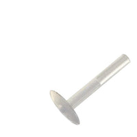 Cargar imagen en el visor de la galería, Bio Plastik Labret Piercing Bioacryl klar Ersatz Stecker
