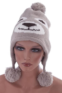 Load image into Gallery viewer, Unisex Tiermütze Norwegermütze Nepalmütze Strick in Paige
