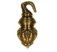 Load image into Gallery viewer, Piercing 90g Ohrgewicht Brass gold Tropfen Hook 6mm
