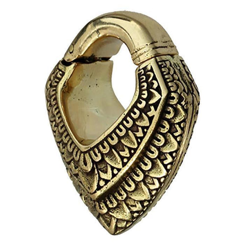 Clicker Piercing Ohrgewicht Raute 5mm Messing 30g