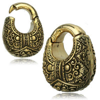 Load image into Gallery viewer, Clicker Piercing Ohrgewicht Korb 8mm Messing 42,6g
