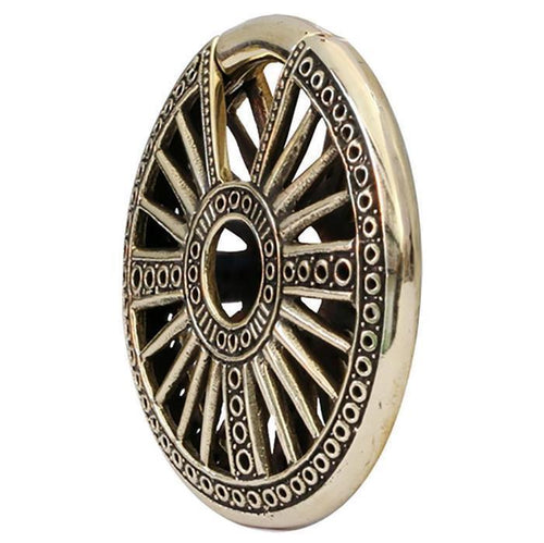 Clicker Piercing Ohrgewicht Rad 5mm Messing 27g