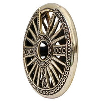 Cargar imagen en el visor de la galería, Clicker Piercing Ohrgewicht Rad 5mm Messing 27g
