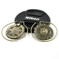 Load image into Gallery viewer, Piercing Ohrgewicht Messing Lotus Spirale Ohrhänger
