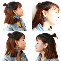 Load image into Gallery viewer, Piercing Ohrgewicht Messing Lotus Spirale Ohrhänger
