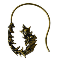 Load image into Gallery viewer, Piercing Ohrgewicht 8g Messing Meerfrau Hook 1.45mm
