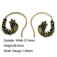 Load image into Gallery viewer, Piercing Ohrgewicht 8g Messing Meerfrau Hook 1.45mm
