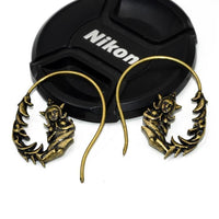 Load image into Gallery viewer, Piercing Ohrgewicht 8g Messing Meerfrau Hook 1.45mm
