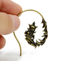 Load image into Gallery viewer, Piercing Ohrgewicht 8g Messing Meerfrau Hook 1.45mm
