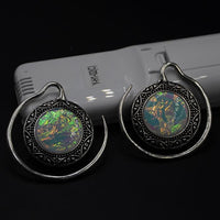 Load image into Gallery viewer, Piercing Ohrgewicht Edelstahl Stern Stein 3mm Spirale
