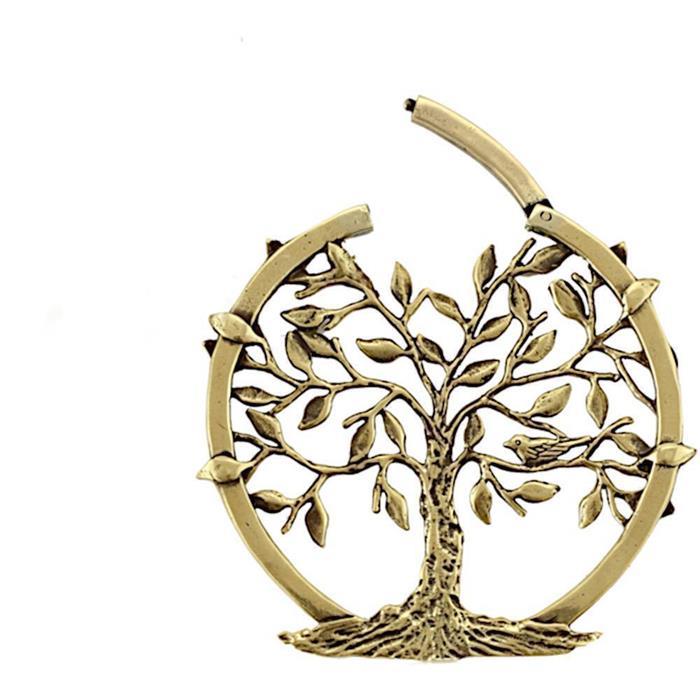 Clicker Piercing Ohrgewicht 3mm Baum des Lebens Messing