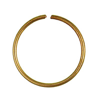 Load image into Gallery viewer, Nostril Piercing Nasenringe Ring golden 925 Sterlingsilber vergoldet filigran
