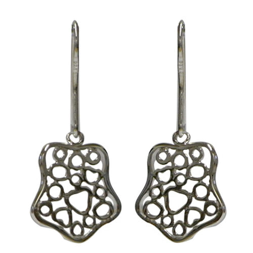 Silberohrringe 925er Silber Ohrringe Ohrhänger Damen Schmuck Kreismuster