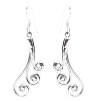 Load image into Gallery viewer, Silberohrringe 925er Silber Ohrringe Ohrhänger Damen Schmuck drei Spiralen
