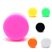 Load image into Gallery viewer, Ohrstecker Scheibe rund bunt 6 mm Acryl Unisex Ohrringe Edelstahl nickelfrei
