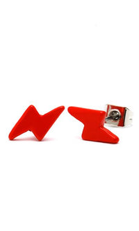 Load image into Gallery viewer, Brass Ohrstecker Stern Sterne bunt Unisex Ohrringe Edelstahl nickelfrei Kommunismus 12 mm
