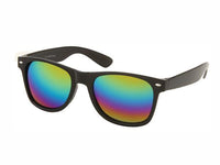 Cargar imagen en el visor de la galería, Sonnenbrille Unisex Nerd Regenbogen verspiegelt 400 UV  bunt
