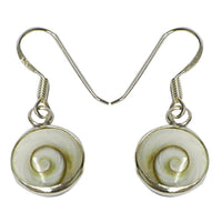 Load image into Gallery viewer, Shivaauge rund 12 mm 925 Sterling Silber Ohrringe Damen
