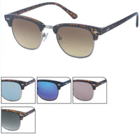 Cargar imagen en el visor de la galería, Sonnenbrille 400UV Metallsteg Trapez Gläser Ziermandel
