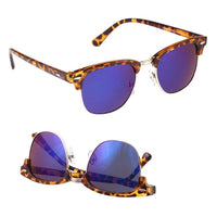 Cargar imagen en el visor de la galería, Sonnenbrille 400UV Metallsteg Trapez Gläser Ziermandel
