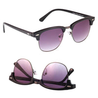 Cargar imagen en el visor de la galería, Sonnenbrille 400UV Metallsteg Trapez Gläser Ziermandel
