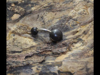 Cargar imagen en el visor de la galería, Bauchnabel Piercing Edelstahl Horn Bone Mond Gesicht
