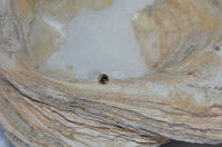 Load image into Gallery viewer, Labret Lippen Piercing Bio Acryl Amethyst antik golden Brass Tragus Conch Helix
