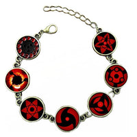 Cargar imagen en el visor de la galería, Manga Anime Sharingan Armband Metall verstellbar
