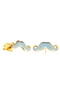 Load image into Gallery viewer, Brass Ohrstecker Stern Sterne bunt Unisex Ohrringe Edelstahl nickelfrei Kommunismus 12 mm
