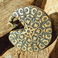 Load image into Gallery viewer, Marokkanisch inspiriertes Holz-Ohr-Gewicht Piercing 8mm
