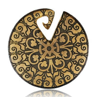 Load image into Gallery viewer, Marokkanisch inspiriertes Holz-Ohr-Gewicht Piercing 8mm
