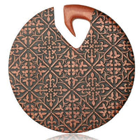 Load image into Gallery viewer, Saba-Holz Ohr Gewicht filigran Muster 8mm Ear Weights
