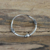 Load image into Gallery viewer, 925 Sterling Silber Ohrringe Creolen Celtic Bali S - chic - net.de
