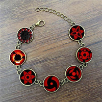 Cargar imagen en el visor de la galería, Manga Anime Sharingan Armband Metall verstellbar
