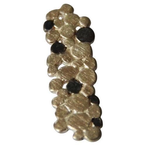 Anhänger 925 Sterling Silber Kreise schwarz schmal - chic - net.de