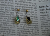 Load image into Gallery viewer, Bauchnabel Piercing Messing Edelstahl Träne Fächer Shell - chic - net.de
