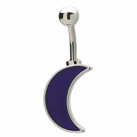 Cargar imagen en el visor de la galería, Bauchnabel Piercing Edelstahl Glitzer Zirkonia Emaille
