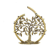 Load image into Gallery viewer, Clicker Piercing Ohrgewicht 3mm Baum des Lebens Messing - chic - net.de
