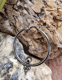 Load image into Gallery viewer, Edelstahl Creolen - Clusterohrringe in PVD Goldbeschichtung - chic - net.de
