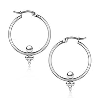 Load image into Gallery viewer, Edelstahl Creolen - Clusterohrringe in PVD Goldbeschichtung - chic - net.de
