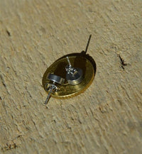 Cargar imagen en el visor de la galería, Chirurgischer Edelstahl Ohrstecker Herz Yin Yang 8mm
