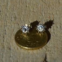 Load image into Gallery viewer, Ohrstecker 925 Sterling Silber Abalone E-Coat Sonne
