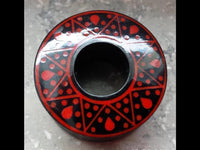 Load image into Gallery viewer, Flesh Tunnel Sternenkranz dick rot Ohr Horn Stern - chic - net.de
