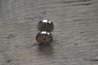 Load image into Gallery viewer, Fake Piercing Plug Vegvisir silber Edelstahl 10mm
