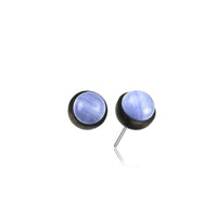 Load image into Gallery viewer, Gewindelose Piercing Enden 0.45mm Holz Stein Halbkugel - chic - net.de
