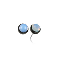 Load image into Gallery viewer, Gewindelose Piercing Enden 0.45mm Holz Stein Halbkugel - chic - net.de
